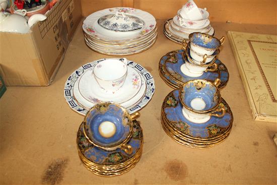 Royal Doulton part tea set and quantity other tea wares